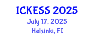 International Conference on Kinesiology, Exercise and Sport Sciences (ICKESS) July 17, 2025 - Helsinki, Finland