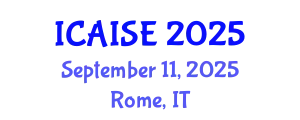 International Conference on Artificial Intelligence and Software Engineering (ICAISE) September 11, 2025 - Rome, Italy
