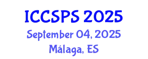 International Conference on Computer Science, Programming and Security (ICCSPS) September 04, 2025 - Málaga, Spain