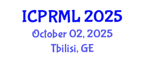International Conference on Pattern Recognition and Machine Learning (ICPRML) October 02, 2025 - Tbilisi, Georgia