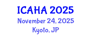 International Conference on Audiology and Hearing Aids (ICAHA) November 24, 2025 - Kyoto, Japan