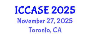 International Conference on Control, Automation and Systems Engineering (ICCASE) November 27, 2025 - Toronto, Canada