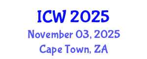 International Conference on Wastewater (ICW) November 03, 2025 - Cape Town, South Africa