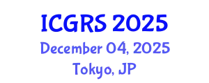 International Conference on Geoscience and Remote Sensing (ICGRS) December 04, 2025 - Tokyo, Japan