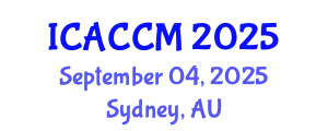 International Conference on Anesthesiology and Critical Care Medicine (ICACCM) September 04, 2025 - Sydney, Australia