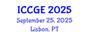 International Conference on Civil and Geological Engineering (ICCGE) September 25, 2025 - Lisbon, Portugal
