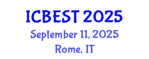 International Conference on Biomedical Engineering Systems and Technologies (ICBEST) September 11, 2025 - Rome, Italy