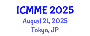 International Conference on Metallurgical and Materials Engineering (ICMME) August 21, 2025 - Tokyo, Japan