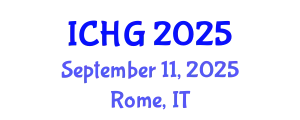 International Conference on Human Genetics (ICHG) September 11, 2025 - Rome, Italy
