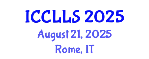 International Conference on Comparative Literature and Literary Studies (ICCLLS) August 21, 2025 - Rome, Italy