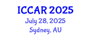 International Conference on Control, Automation and Robotics (ICCAR) July 28, 2025 - Sydney, Australia