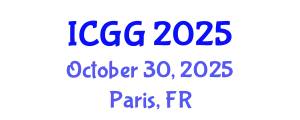 International Conference on Geography and Geosciences (ICGG) October 30, 2025 - Paris, France