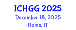 International Conference on Human Genetics and Genomics (ICHGG) December 18, 2025 - Rome, Italy