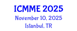 International Conference on Metallurgical and Materials Engineering (ICMME) November 10, 2025 - Istanbul, Turkey