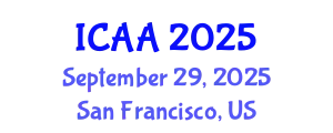 International Conference on Aeronautics and Aeroengineering (ICAA) September 29, 2025 - San Francisco, United States