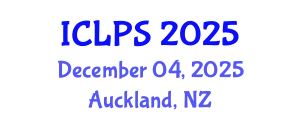 International Conference on Law and Political Science (ICLPS) December 04, 2025 - Auckland, New Zealand