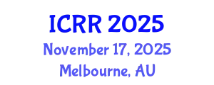 International Conference on Radiography and Radiotherapy (ICRR) November 17, 2025 - Melbourne, Australia