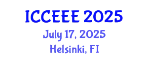 International Conference on Computing, Electrical and Electronic Engineering (ICCEEE) July 17, 2025 - Helsinki, Finland