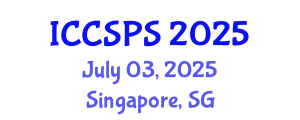 International Conference on Computer Science, Programming and Security (ICCSPS) July 03, 2025 - Singapore, Singapore