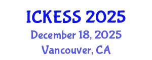 International Conference on Kinesiology, Exercise and Sport Sciences (ICKESS) December 18, 2025 - Vancouver, Canada