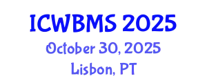 International Conference on Wildlife Biology, Management and Sustainability (ICWBMS) October 30, 2025 - Lisbon, Portugal
