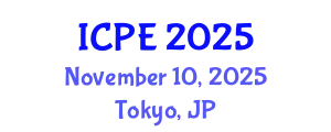International Conference on Physical Education (ICPE) November 10, 2025 - Tokyo, Japan
