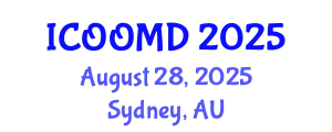 International Conference on Osteoporosis, Osteoarthritis and Musculoskeletal Diseases (ICOOMD) August 28, 2025 - Sydney, Australia