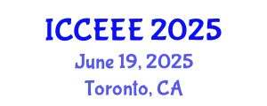 International Conference on Computing, Electrical and Electronic Engineering (ICCEEE) June 19, 2025 - Toronto, Canada