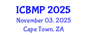 International Conference on Biophysics and Medical Physics (ICBMP) November 03, 2025 - Cape Town, South Africa