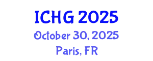 International Conference on Human Genetics (ICHG) October 30, 2025 - Paris, France