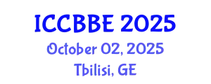 International Conference on Computational Biology and Biomedical Engineering (ICCBBE) October 02, 2025 - Tbilisi, Georgia