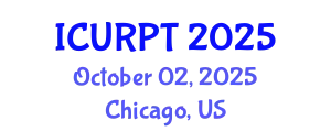 International Conference on Urban, Regional Planning and Transportation (ICURPT) October 02, 2025 - Chicago, United States