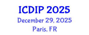 International Conference on Digital Image Processing (ICDIP) December 29, 2025 - Paris, France