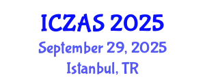 International Conference on Zoology and Animal Science (ICZAS) September 29, 2025 - Istanbul, Turkey