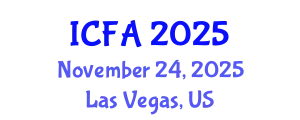 International Conference on Fisheries and Aquaculture (ICFA) November 24, 2025 - Las Vegas, United States