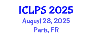 International Conference on Law and Political Science (ICLPS) August 28, 2025 - Paris, France