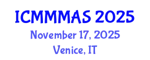 International Conference on Mathematical Models and Methods in Applied Sciences (ICMMMAS) November 17, 2025 - Venice, Italy