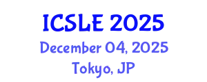 International Conference on Sports Law and Ethics (ICSLE) December 04, 2025 - Tokyo, Japan
