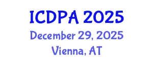 International Conference on Developmental Psychology and Adolescence (ICDPA) December 29, 2025 - Vienna, Austria