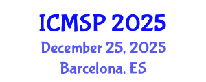 International Conference on Management, Sociology and Psychology (ICMSP) December 25, 2025 - Barcelona, Spain