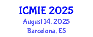 International Conference on Mechatronics, Manufacturing and Industrial Engineering (ICMIE) August 14, 2025 - Barcelona, Spain