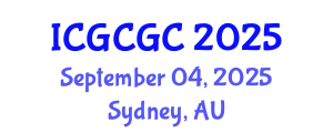 International Conference on Geopolymer Cement and Geopolymer Concrete (ICGCGC) September 04, 2025 - Sydney, Australia