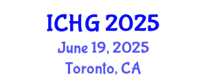 International Conference on Human Genetics (ICHG) June 19, 2025 - Toronto, Canada