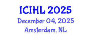 International Conference on International Health Law (ICIHL) December 04, 2025 - Amsterdam, Netherlands