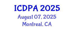 International Conference on Developmental Psychology and Adolescence (ICDPA) August 07, 2025 - Montreal, Canada