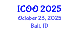 International Conference on Ophthalmology and Optometry (ICOO) October 23, 2025 - Bali, Indonesia