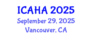International Conference on Alternative Healthcare and Acupuncture (ICAHA) September 29, 2025 - Vancouver, Canada