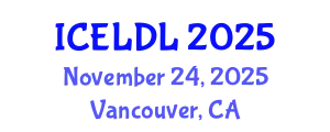 International Conference on E-Learning and Distance Learning (ICELDL) November 24, 2025 - Vancouver, Canada
