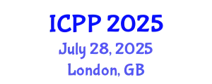 International Conference on Pharmacy and Pharmacology (ICPP) July 28, 2025 - London, United Kingdom