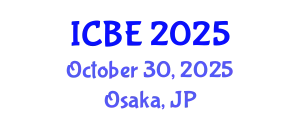International Conference on Biomaterials Engineering (ICBE) October 30, 2025 - Osaka, Japan